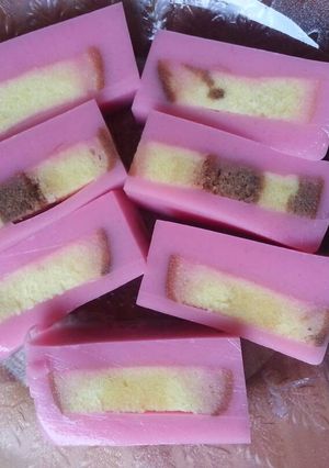 Foto resep Puding lapis bolgul straw ala bunda zikra
