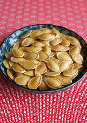 A picture of Roasted Pumpkin Seeds.