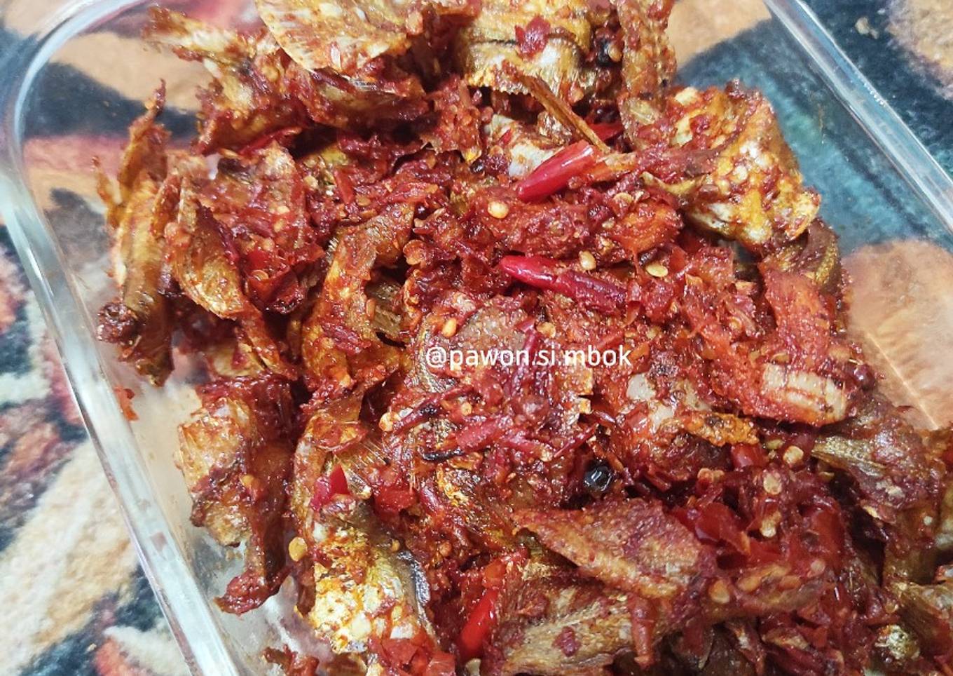 Ikan asin kapas balado kriuk ala pawon si mbok 🌶