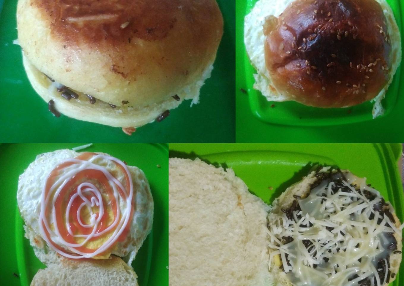 Roti Burger Rumahan