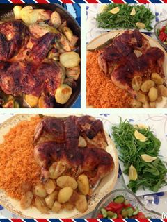 صورة لوصفة دجاج مشوي بالفرن 🐓🍗🐔