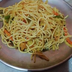 Hakka noodles A picture of Hakka noodles.