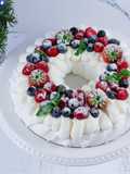 Pavlova con frutos rojos