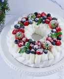 Pavlova con frutos rojos