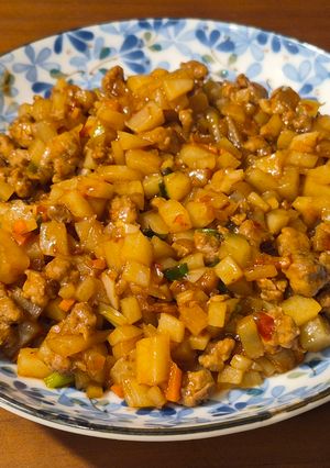 川香肉沫馬鈴薯 的食譜成品照片