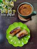 Rice Paper Pisang Cokelat