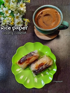 Foto resep Rice Paper Pisang Cokelat
