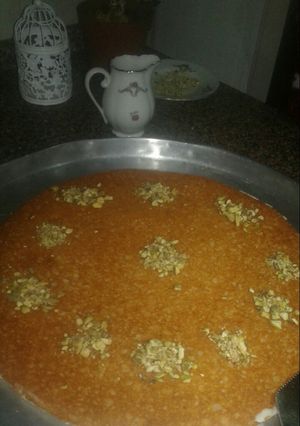صورة لوصفة كنافه السميد
