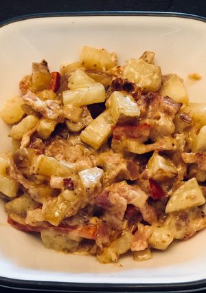 A picture of Creamy Breakfast Potatoes.