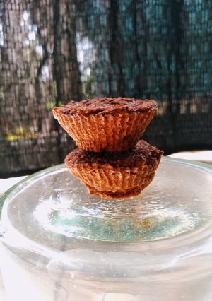 Una foto de Muffins súper chocolatosos de berenjena!!! DULCES INCREÍBLES