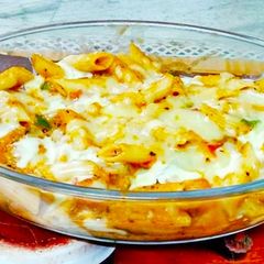 A picture of Baked Cheesy Pasta.