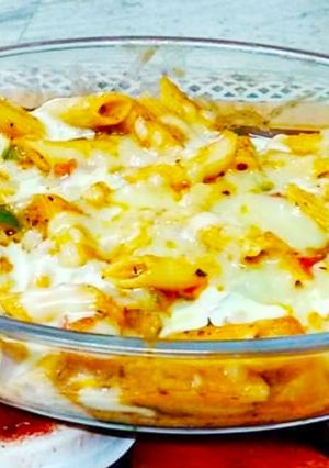 A picture of Baked Cheesy Pasta.