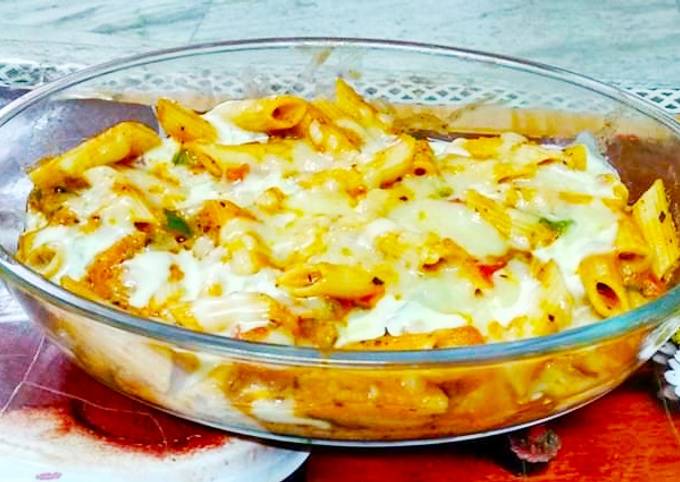 Recipe of Super Quick Homemade Baked Cheesy Pasta