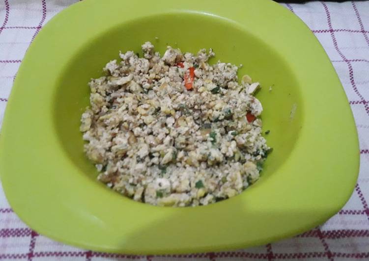 Orak Arik Tahu Telur Lada Hitam