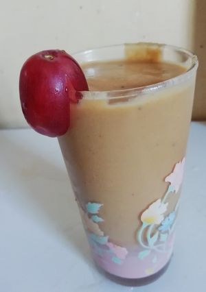 A picture of Break the fast smoothie#4weekchallenge.
