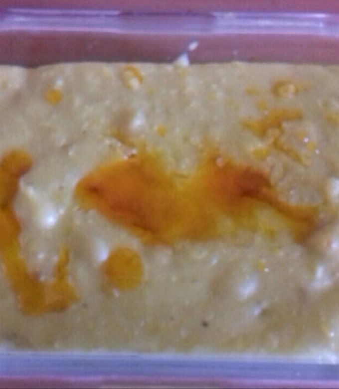 Una foto de Porotos granados con mazamorra