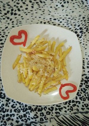 Foto resep Kentang goreng keju praktis