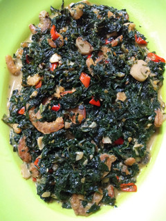 Foto resep Tumis daun singkong ebi