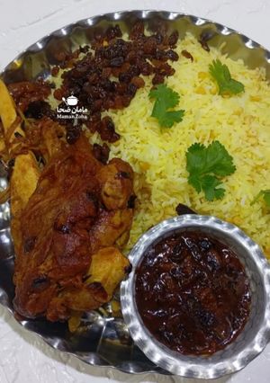 عکسی از دستور چلو گوشت بنگالی