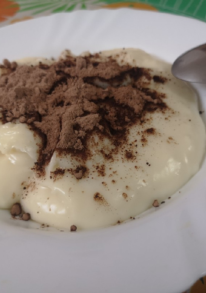 Una foto de Papilla de maizena