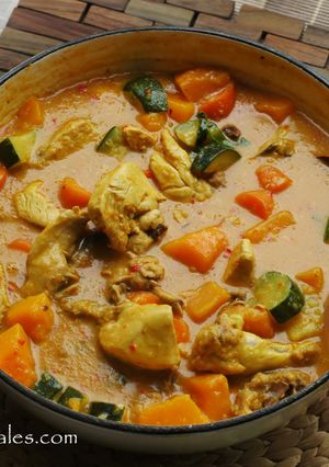 泰式咖喱雞 Thai Style Chicken Curry 的食譜成品照片