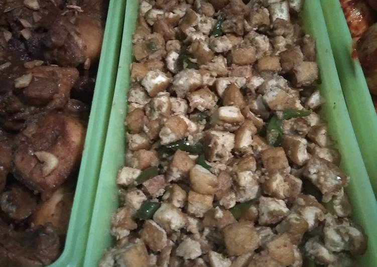 Resep ☀️Tumis Tahu Cabe Ijo☀️ Anti Gagal