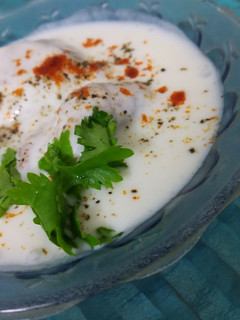 A picture of Dahi vada.