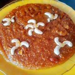 A picture of Moong daal halwa.