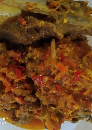Foto resep Iga sapi/kambing balado mantap