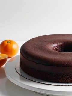 Foto principal de Bizcocho de chocolate y mandarina
