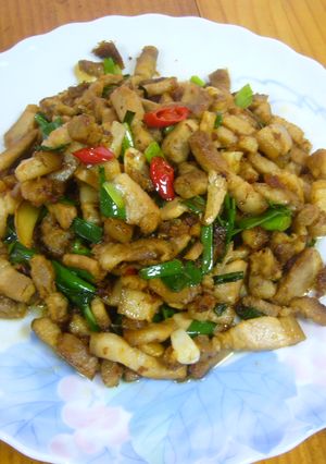蔥炒回鍋肉片 的食譜成品照片