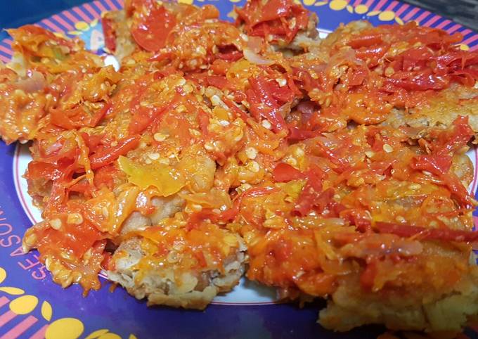 Resep Telur krispi geprek hitz, Sempurna