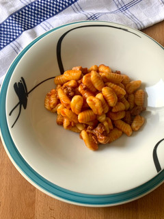 Foto di Gnocchetti sardi con funghi e salsiccia