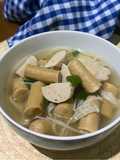 Jamur Enoki kuah baso