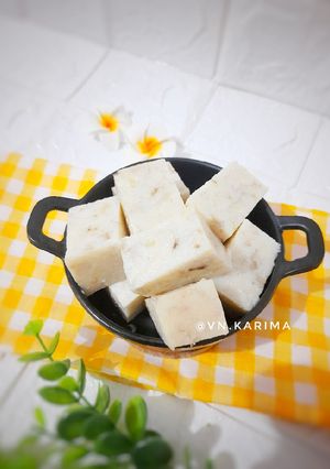 Foto resep Puding Pisang Roti (Snack Tinggi Kalori)