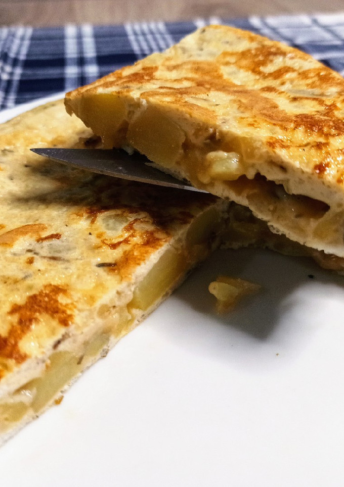 Una foto de Tortilla de patatas especiadas