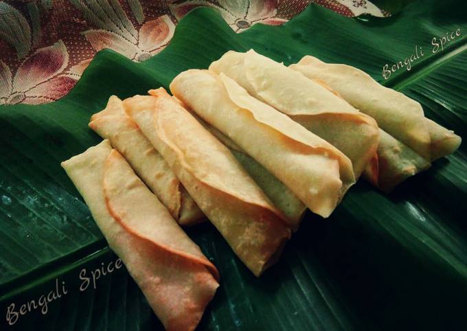 Patishapta (Bengali Traditional Dessert)