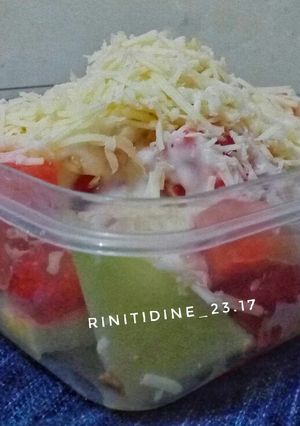 Foto resep Salad Buah Semangka Melon