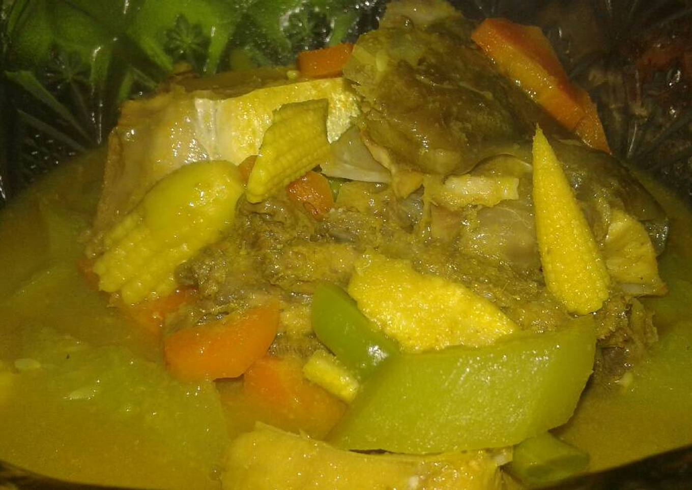 Gangan Assam Kepala Ikan Banjar / Acar Kepala Ikan Banjar