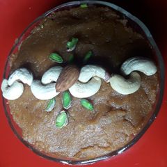 A picture of Gram flour halwa.