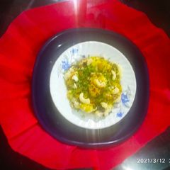A picture of Shahi Amiri Dhokla.