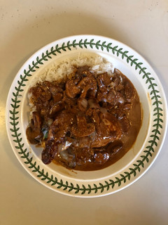 A picture of Chicken in soy sauce.