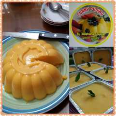 A picture of Pudding Jagung Legit.