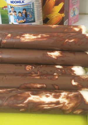 Foto resep Es susu choki"
