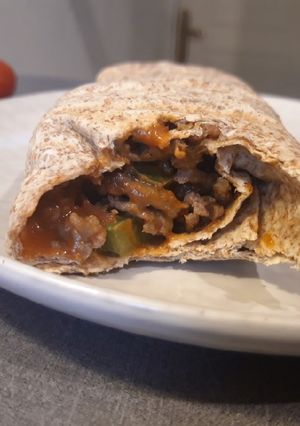 Une photo de Fajitas bœuf-poivron
