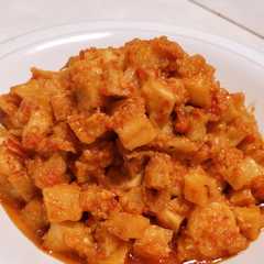 A picture of Sambel udang kentang.