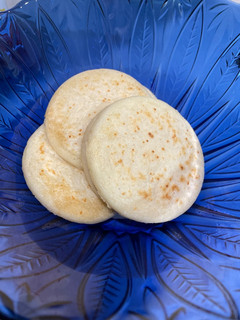 A picture of Dad’s Arepa.