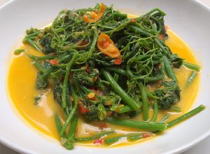 Foto resep Tumis daun labu Siam bumbu santan