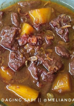 Foto resep Semur Daging Sapi Bahan Simpel