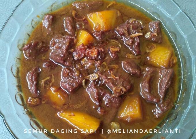 Semur Daging Sapi Bahan Simpel